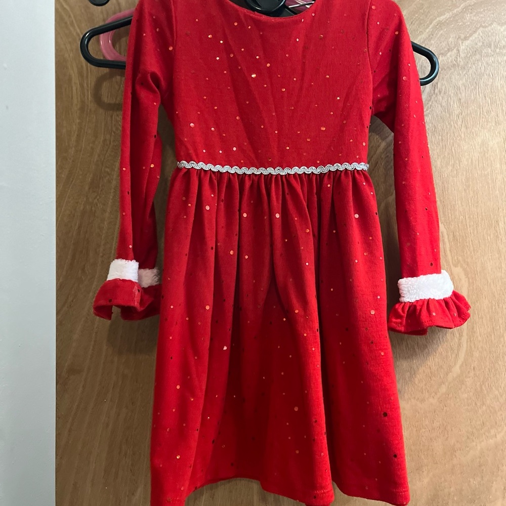 Sweetheart Rise Red Velvet Christmas Dress size 5